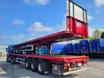 2010 Dennison PSK Flatbed Triaxle Trailer