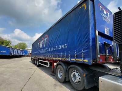 2013 Cartwright Curtainsider Triaxle Trailer