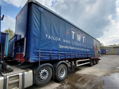 2010 Montracon Curtainsider Triaxle Trailer