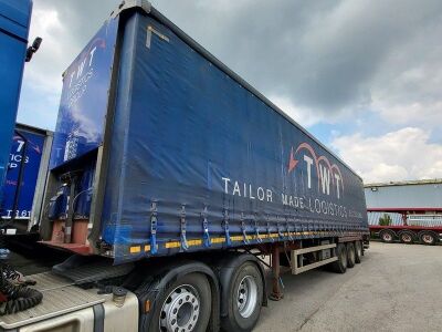 2013 Cartwright Curtainsider Triaxle Trailer