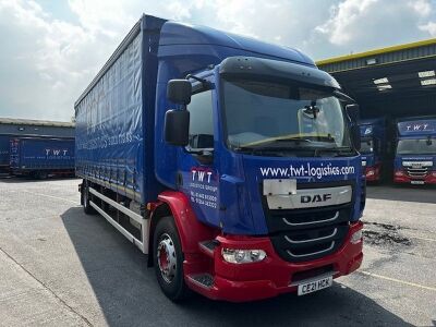 2021 DAF LF260 4x2 Curtainside Rigid