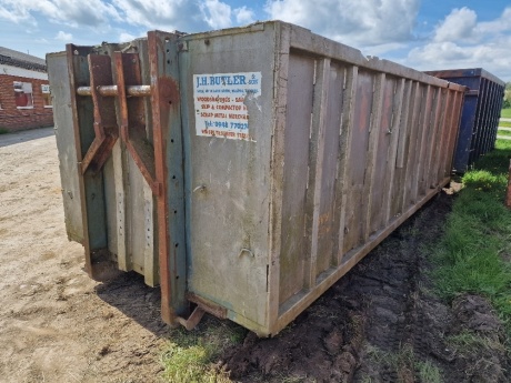 25yrd Big Hook Alloy Body, Steel Rear Doors Bin