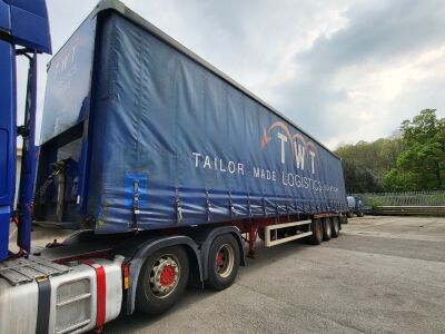 2010 Montracon Curtainsider Triaxle Trailer