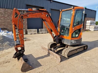 2016 Doosan DX27Z Mini Digger