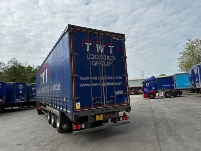 2022 Tiger Curtainside Triaxle Trailer