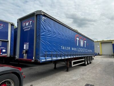 2016 Cartwright Curtainside Triaxle Trailer