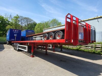 2016 Montracon PSK Flatbed Triaxle Trailer