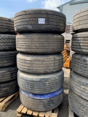 5 x Super Single Tyres & Rims