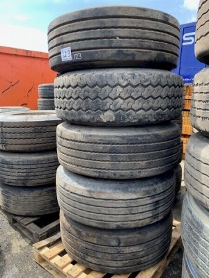 5 x Super Single Tyres & Rims