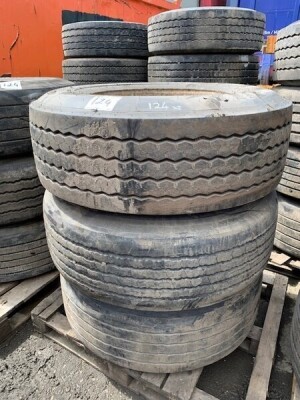 6 x Super Single Tyres & Rims