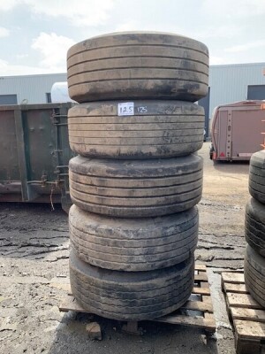 5 x Super Single Tyres & Rims