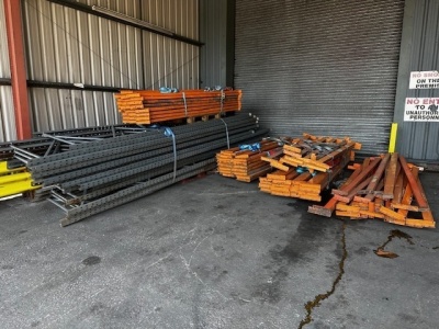 Large Quantity of Industrial Shelving - 17 Uprights