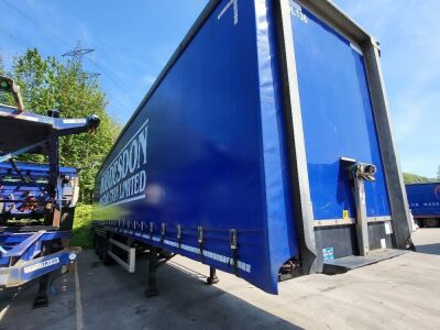 2012 Montracon Curtainside Triaxle Trailer