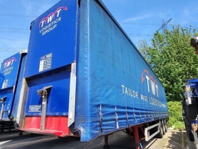 2010 Montracon Curtainsider Triaxle Trailer