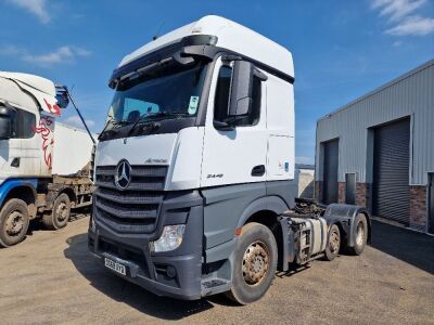 2018 Mercedes Actros 2446 6x2 Mini Midlift Tractor Unit