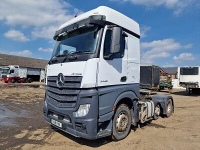 2018 Mercedes Actros 2446 6x2 Mini Midlift Tractor Unit