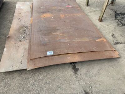 3 x Steel Plates