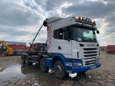 2012 Scania G400 8x4 Hookloader