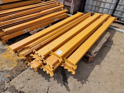 Quantity of 2.7m Pallet Racking Beams