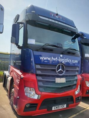 2019 Mercedes Actros 2548 Gigaspace Cab 6x2 Midlift Tractor Unit 