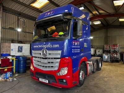 2019 Mercedes Actros 6x2 Midlift Tractor Unit