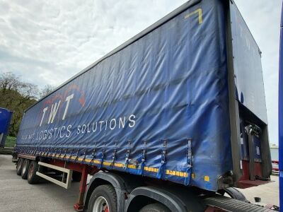 2015 Cartwright Curtainsider Triaxle Trailer