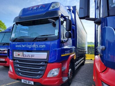 2016 Daf CF330 Space Cab 6x2 Curtainside Rigid - 2