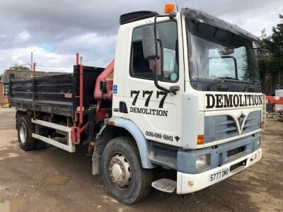 1998 Foden Alpha 2000-235 4x2 Crane Dropside Tipper - 2