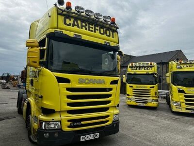 2017 Scania R450 6x2 Mini Mid Lift Tractor Unit