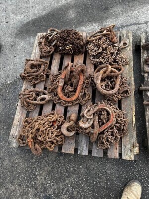 Pallet of Miscellaneous Chains