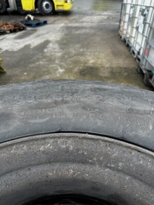 4x 385 65 R22.5 Tyres & Rims  - 3