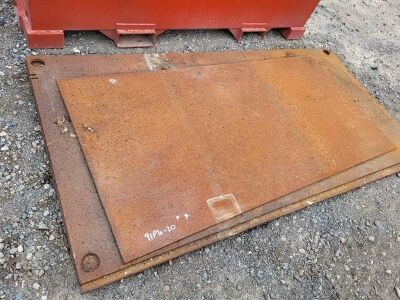 3 x Steel Road Plates