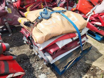 Pallet of Trailer Curtains