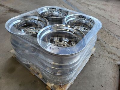 8x 26mm Alcoa Polished Alloy Wheels