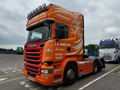 2015 Scania R580 V8 6x2 Rear Lift Tractor Unit - 2