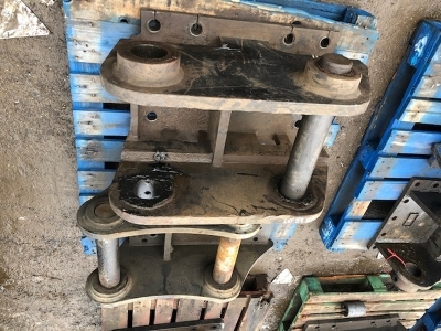 2 x Attachment 80 mm Pins Brackets - 2