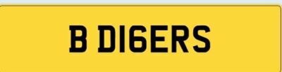 Personalised Number Plate: B D16ERS