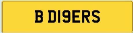 Personalised Number Plate: B D19ERS