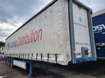 2018 Tiger Triaxle Curtainside Trailer