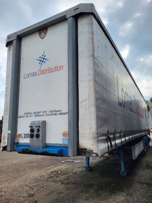 2018 Tiger Triaxle Curtainside Trailer - 2