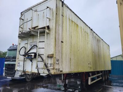 2004 Polski Triaxle Walking Floor Trailer - 2