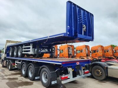 2024 New & Unused SDC 10.6m Triaxle Bolster Flat Trailer