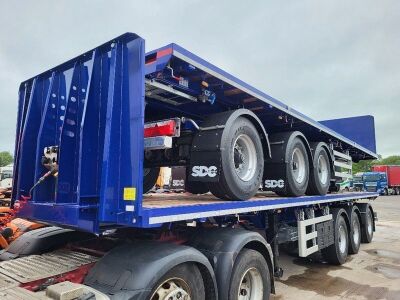 2024 New & Unused SDC 10.6m Triaxle Bolster Flat Trailer - 2