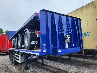 2024 New & Unused SDC 10.6m Triaxle Bolster Flat Trailer - 3