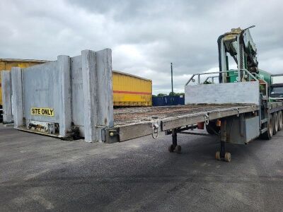 1986 M&G Triaxle Brick Crane Trailer - 2