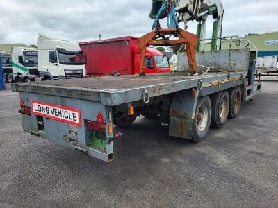 1986 M&G Triaxle Brick Crane Trailer - 4