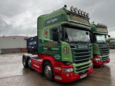 2015 Scania R450 Topline 6x2 Midlift Tractor Unit