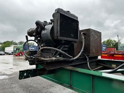 2008 Dennison Triaxle Tipping Skeletal Trailer - 9