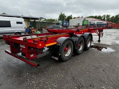 2017 Dennison Triaxle Sliding Skeletal Trailer - 4