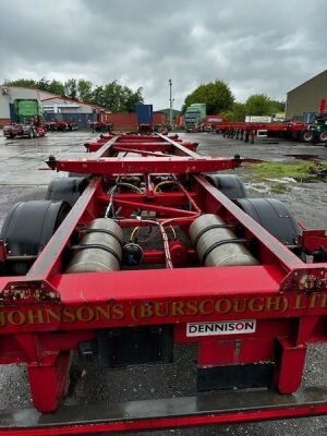 2017 Dennison Triaxle Sliding Skeletal Trailer - 6